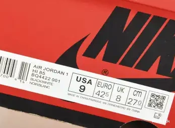 White AIR Black Retro High BQ4422-001 85 NIKE JORDAN 1 0331
